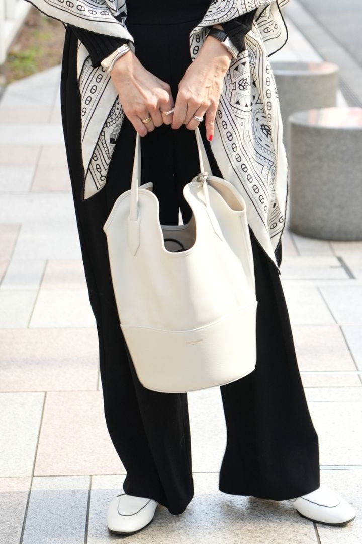 50代お手本スナップ_バッグやシューズを