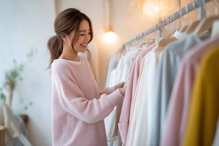 押入れ 人気運 上がる 季節にあわせて整理されている