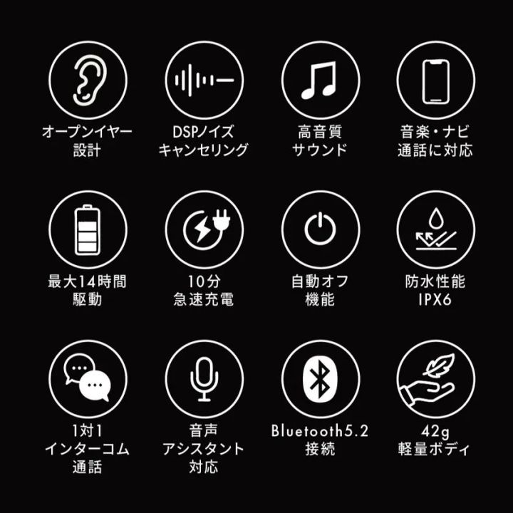 id-TA100-Plus 12機能アイコン一覧