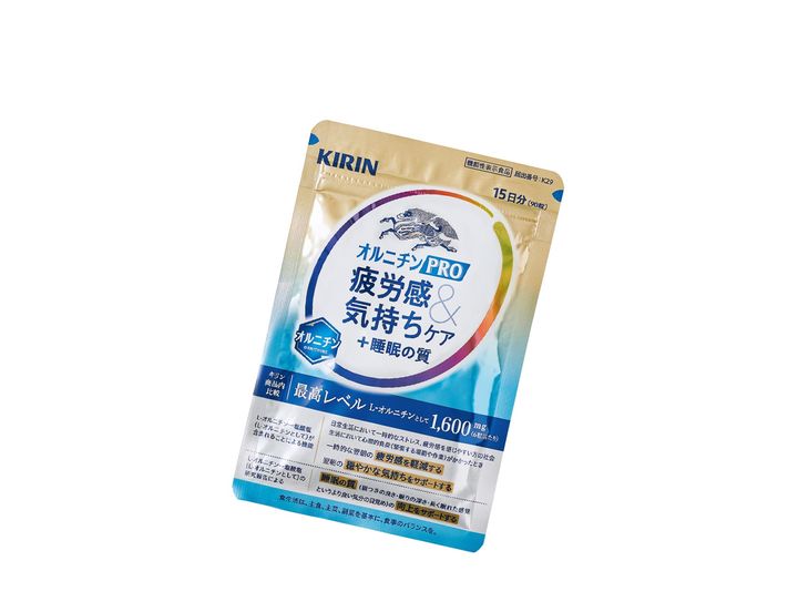 キリン「キリン オルニチンPRO 疲労感＆気持ちケア＋睡眠の質」