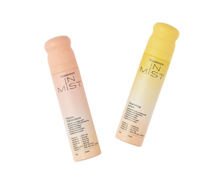 IN MIST 左・「Vitamin Maintenance」、右・「Clear White Lemon」
