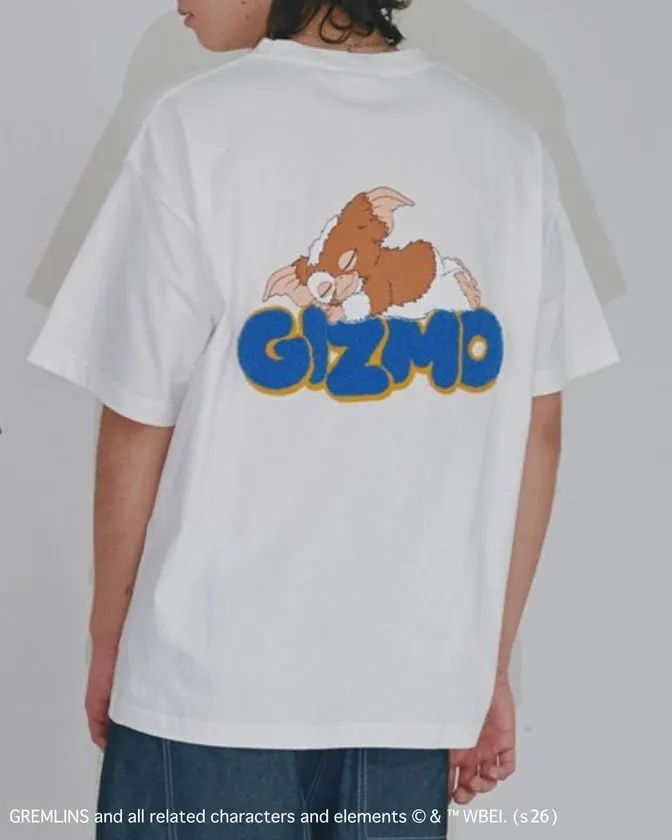 【グレムリン】ギズモ サガラ刺繍ロゴT バックデザイン