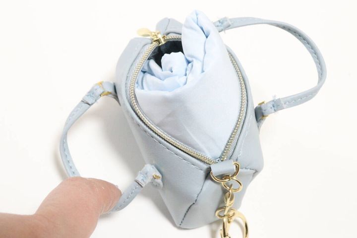 チャーム付エコバッグ、ボストン風、BL（リカちゃん） 中身