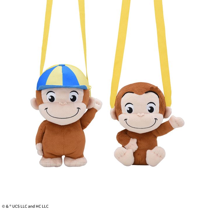 おさるのジョージ プラチナムザッカぬいぐるみバッグ ぽってり