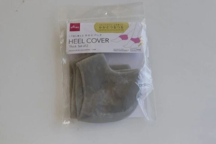 ダイソー かかとパック（厚手、2枚） パッケージ