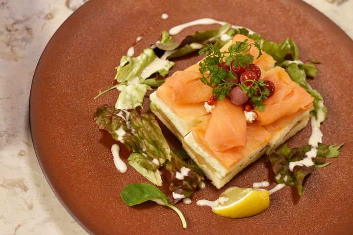 「アトランティックサーモンサンドウィッチ」