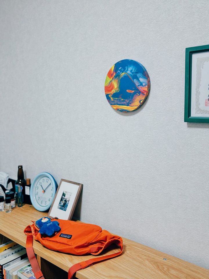 【手ぶらOK！】子どもが夢中！気軽に楽しめる『たらし込みアート』体験レポ。出来上がった作品は父ちゃんにプレゼント！