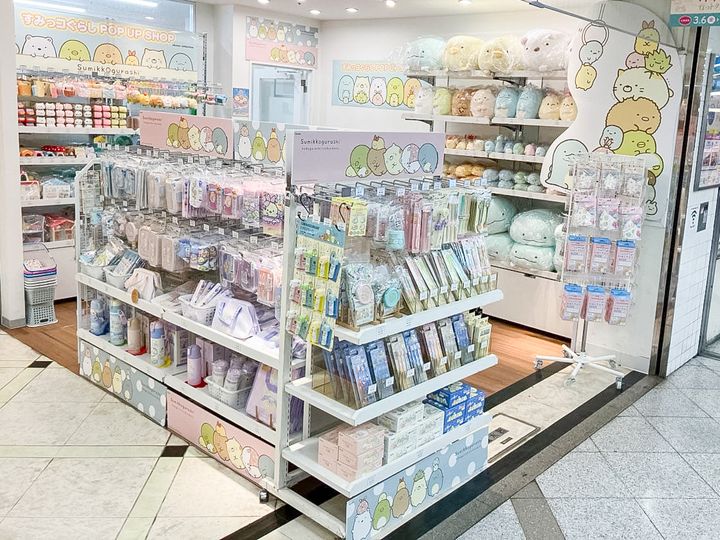 スケーター ホワイティうめだ「すみっコぐらし POP UP SHOP skater collection」 売場