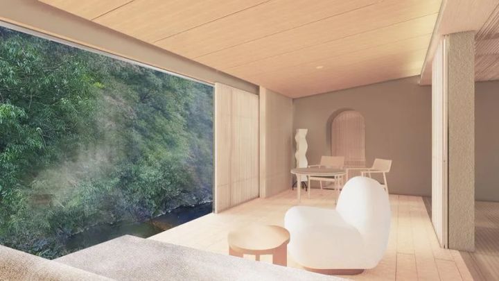 瀬音・風香 藤木川を望むリビング