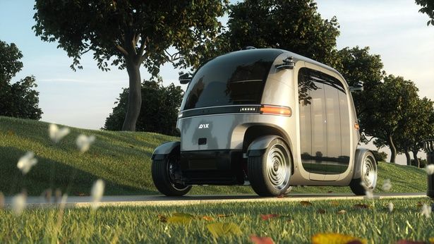 6人乗り自動運転ミニバス「RoboBus」