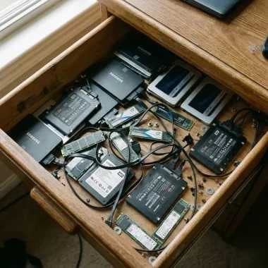 古いSSDを外付けドライブとして再利用