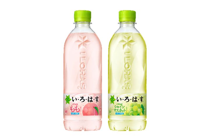 「い・ろ・は・す もも」「い・ろ・は・す シャインマスカット」新デザインにリニューアル