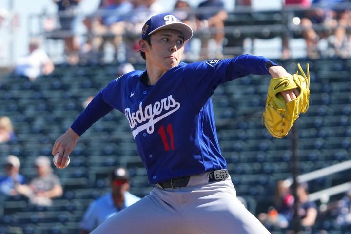 ドジャースの佐々木朗希（C）ロイター