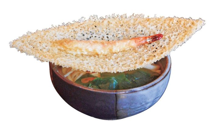 手打うどん 丸亀渡辺の「えび天うどん」