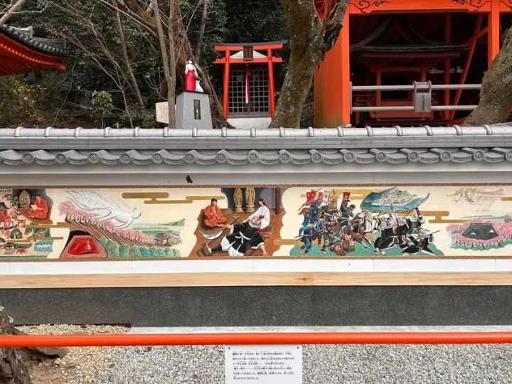 紀三井寺 春子稲荷伝説壁画