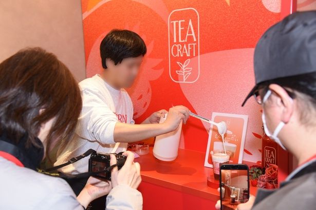 フォームミルクを贅沢に味わう「ミルフォーだい」も実施 撮影：ソムタム田井