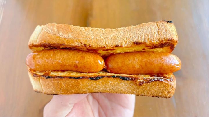 簡単ホットドッグ風