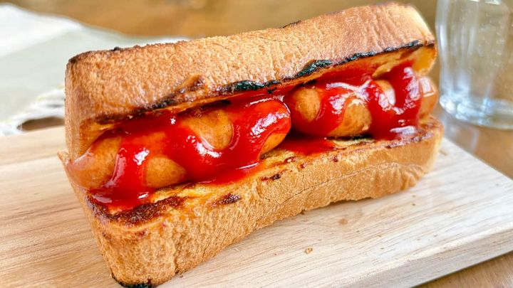 簡単ホットドッグ風