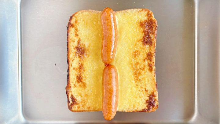 簡単ホットドッグ風