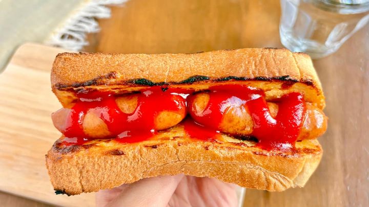 簡単ホットドッグ風