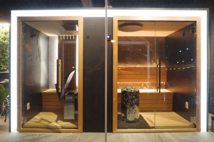 SaunaHaxの不燃構造サウナルーム
