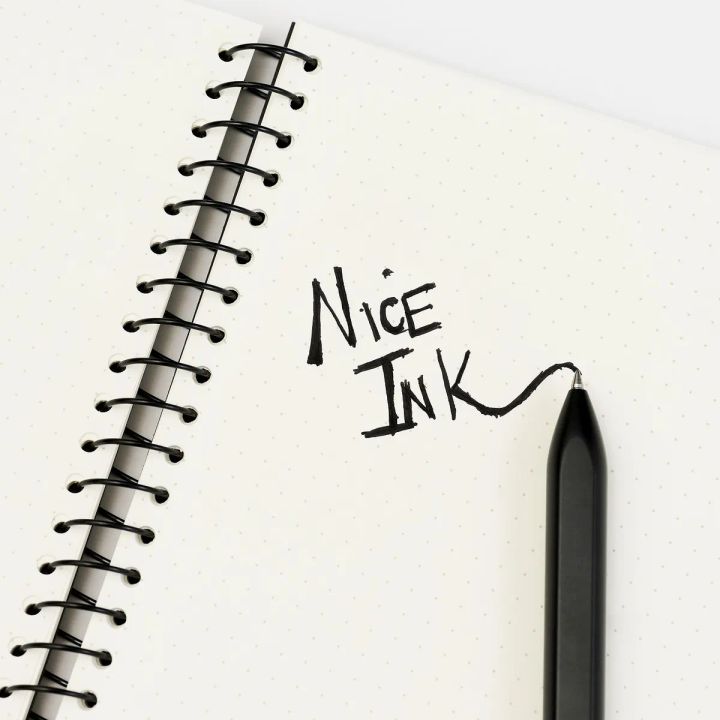 なめらかなインクフローの筆記サンプル