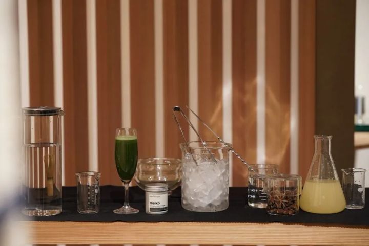 Matchaeologistの抹茶バーカウンター