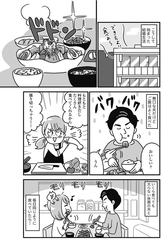 こうして始まった結婚生活 （C）かのまん、あきばさやか／KADOKAWA