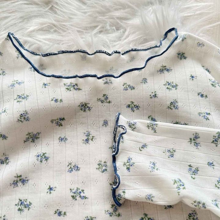 画像: ブルーのメローがさりげないアクセント