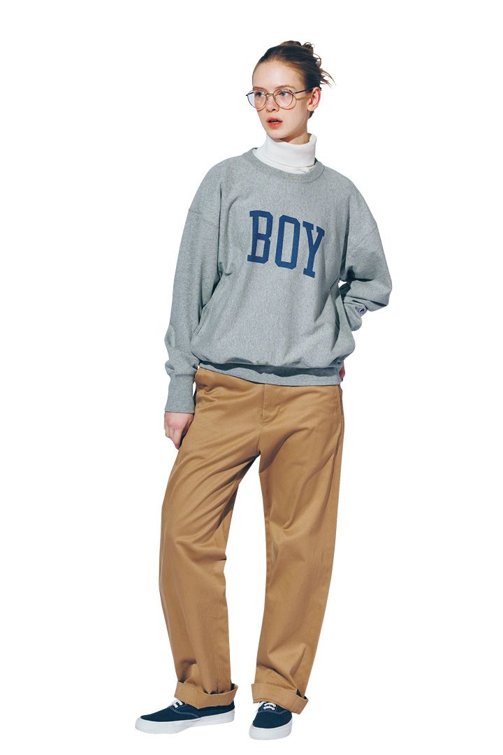 スウェット× チノパンコーデはシルエットにこだわってみて【本日のFUDGE GIRL-3月26日】