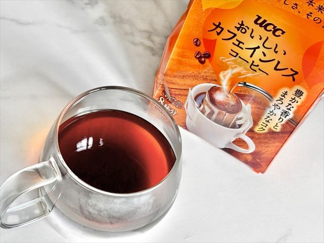 『UCC おいしいカフェインレスコーヒー』２