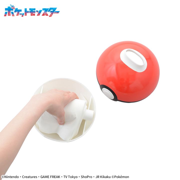 プラチナムザッカモンスターボール風デザインティッシュケース6