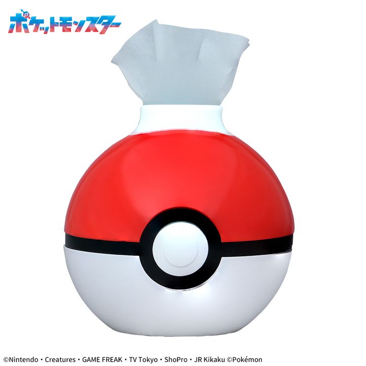 プラチナムザッカモンスターボール風デザインティッシュケース2