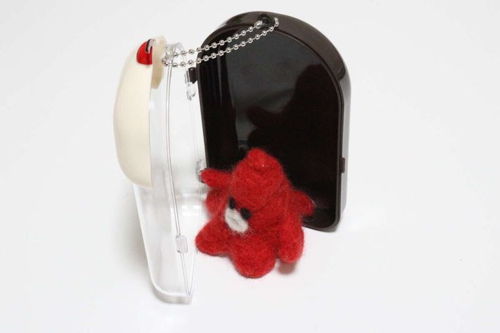 ケースキーホルダー（フロート、茶、モカ、赤） 構造