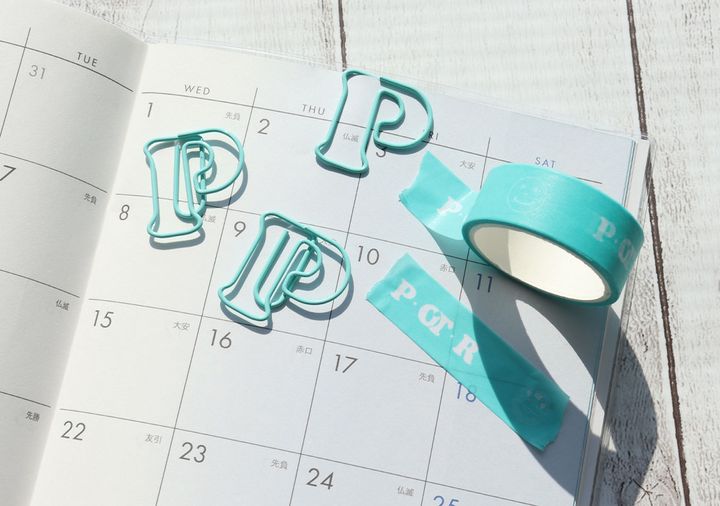 宝島社雑誌付録smart5月号のPOTRの缶ケース入りミニ文具8点セット3