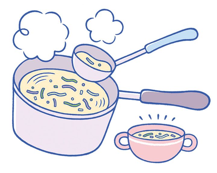 スープにも◎。ポイントは最後にIN！