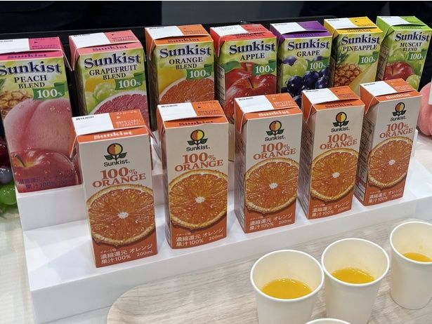 「サンキスト100%オレンジ」（200円）3月31日発売予定