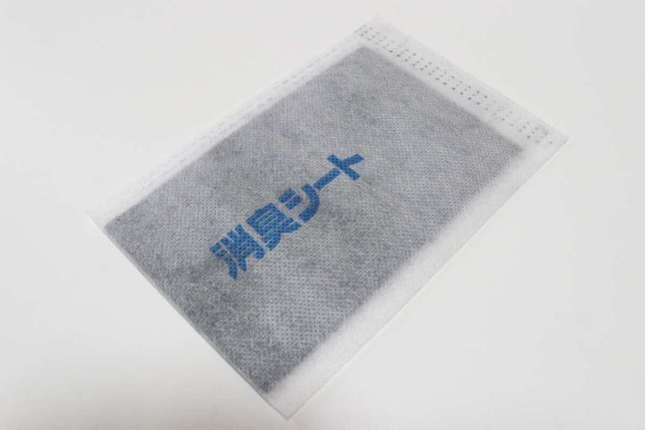 セリアのミクロ銅灰で作った抗菌消臭シートの本体