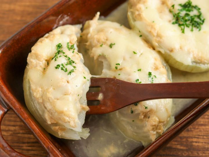 新たまねぎのツナマヨチーズ蒸し