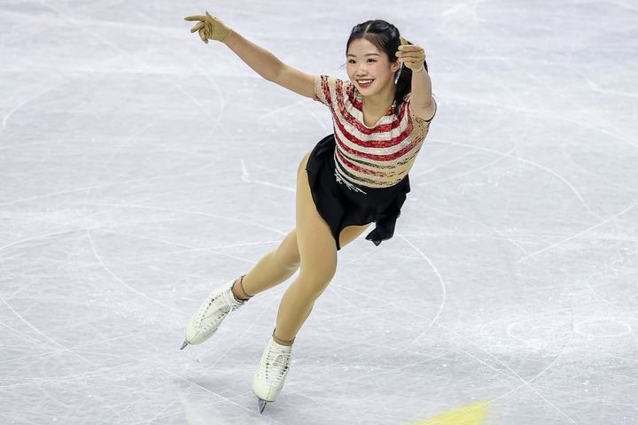 フィギュアスケートの中井亜美（C）Getty Images