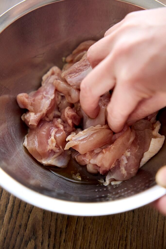 白だしごまから揚げ