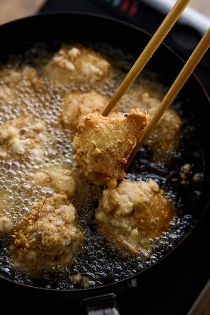 白だしごまから揚げ