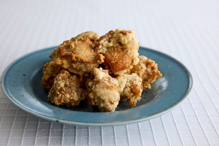 白だしごまから揚げ