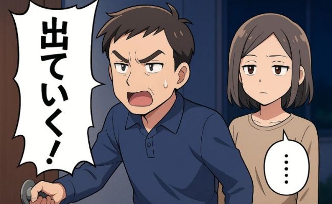 出ていく夫