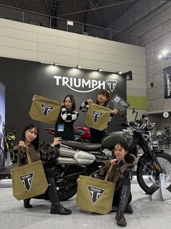 【東京都江東区】トライアンフが東京モーターサイクルショーに出展！トークショーやプレゼント配布も