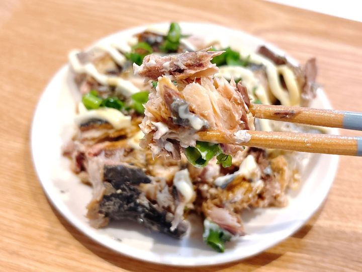 マヨネーズのコクが臭みをカバー