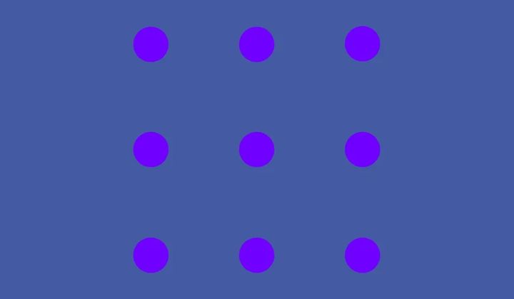 1つを見つめていると他の点の色が変化する新しい錯覚を発見