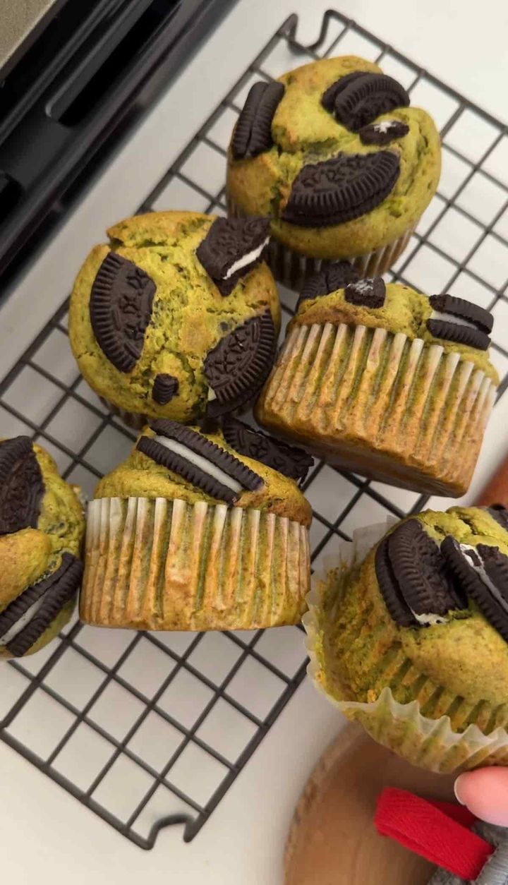 オレオ抹茶マフィン