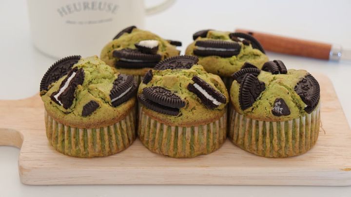 オレオ抹茶マフィン
