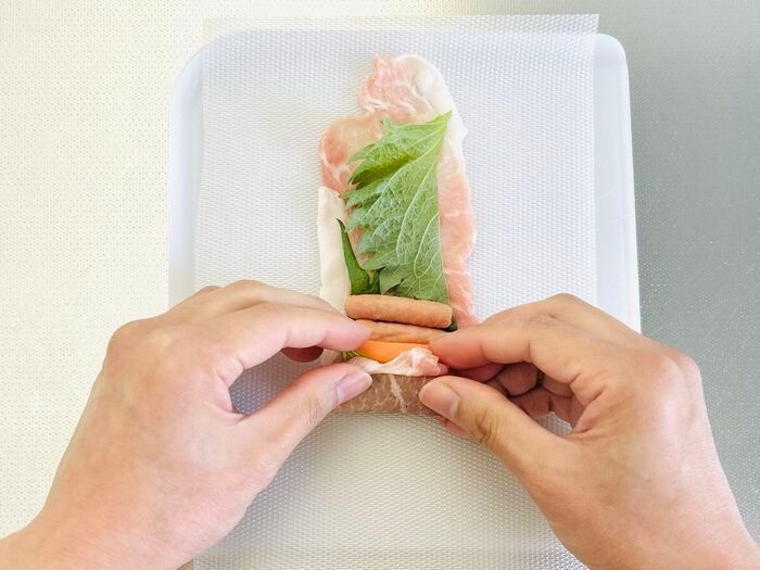 ビジュが大爆発する♡〈ハムの詰め方〉お弁当にテンション上がっちゃう「お花見に最高です…」